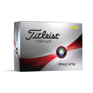 Titleist Titleist Pro V1x Golfbal Geel
