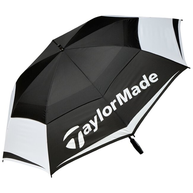 Taylormade - Golfparaplu - Double Canopy - 64 inch - Zwart Wit