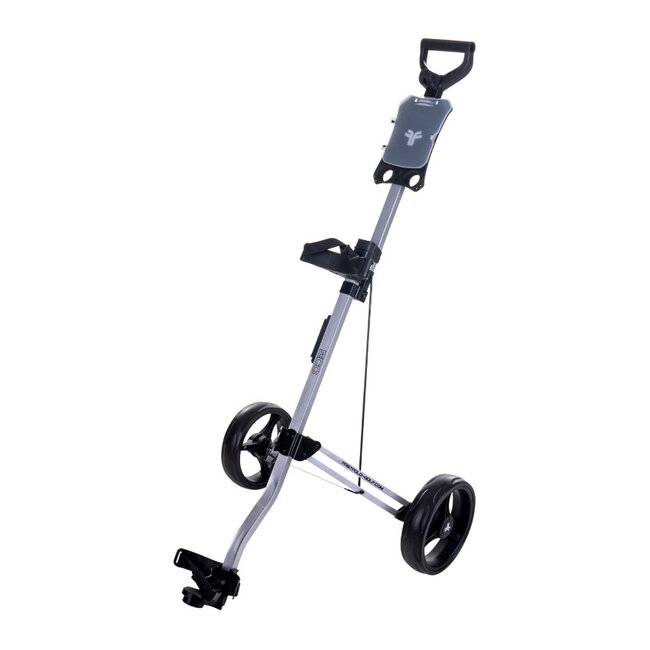 Fastfold Eco Golftrolley met 2 wielen zilver