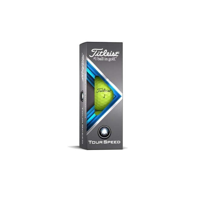 Titleist Tour Speed Golfbal Geel
