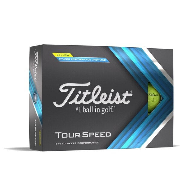 Titleist - Tour Speed - Golfbal - Geel