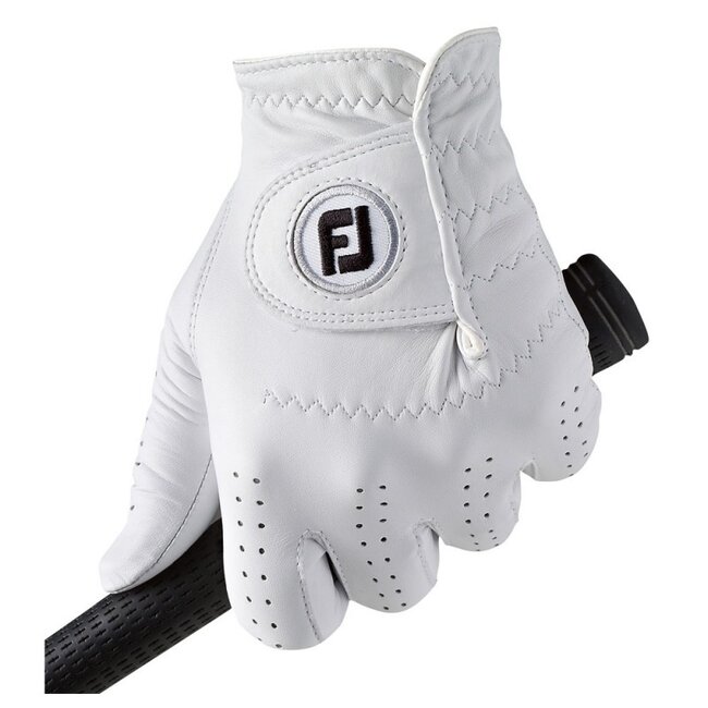 Footjoy linkshandige golfhandschoen Cabrettasof wit
