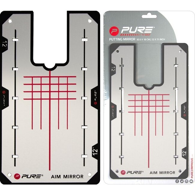Pure2Improve Putting Mirror 30 cm Putt Training