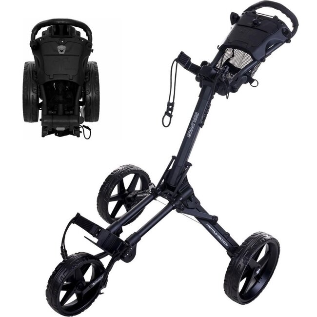 Black Friday deal: Fastfold Square 3 Wheel Trolley zwart