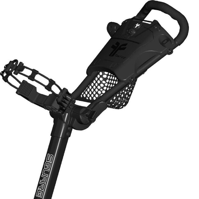 Black Friday deal: Fastfold Square 3 Wheel Trolley zwart