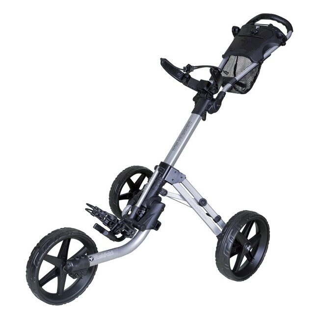 Fastfold Mission 5.0 Golftrolley met 3 wielen zilver zwart