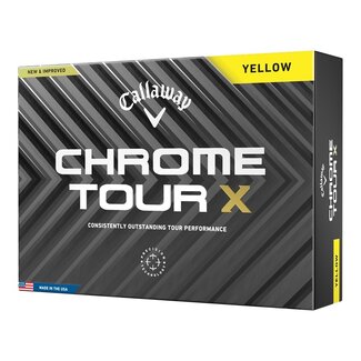 Callaway Callaway Chrome Tour X gele golfbal