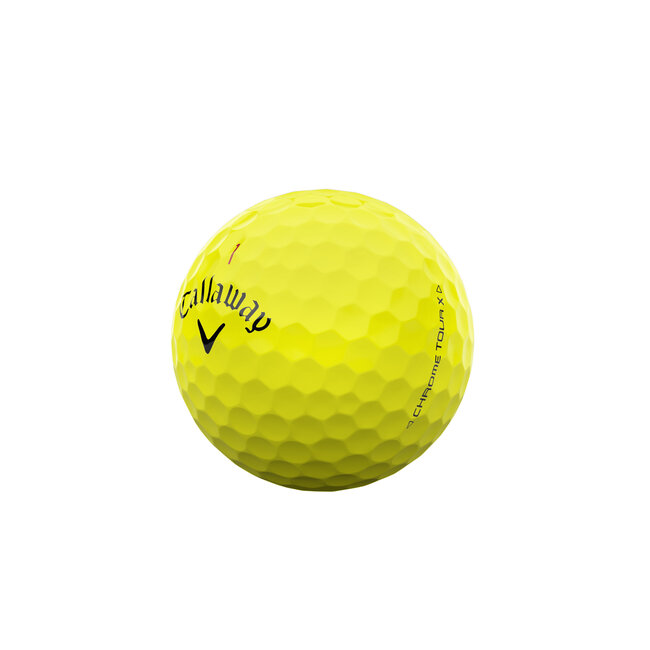 Callaway Chrome Tour X gele golfbal