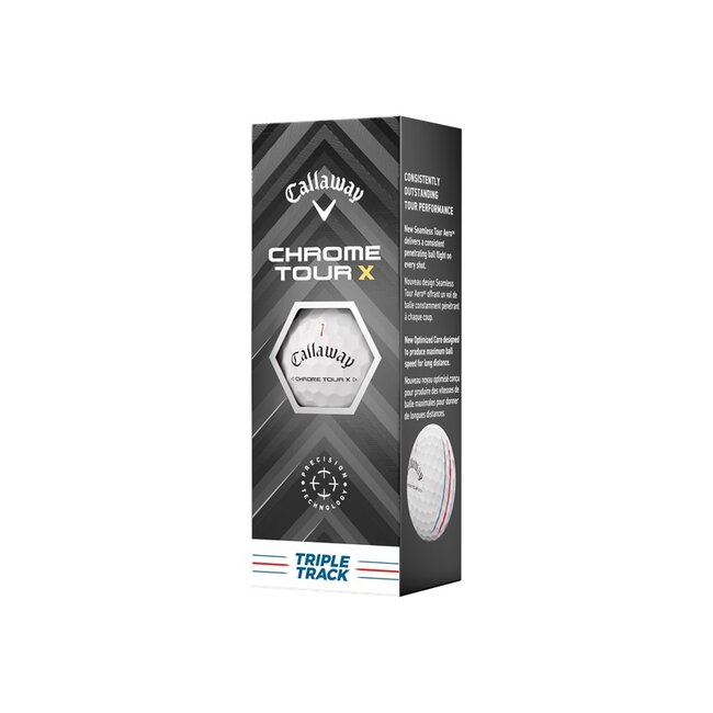 Chrome Tour X triple track witte golfbal