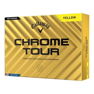 Callaway Callaway Chrome Tour gele golfbal