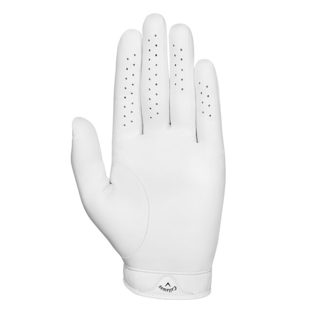 Callaway linkshandige golfhandschoen Tour Authentic wit