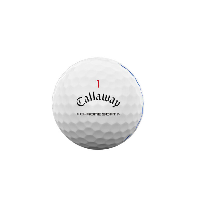 Callaway Chrome Soft Triple Track Golfbal Wit