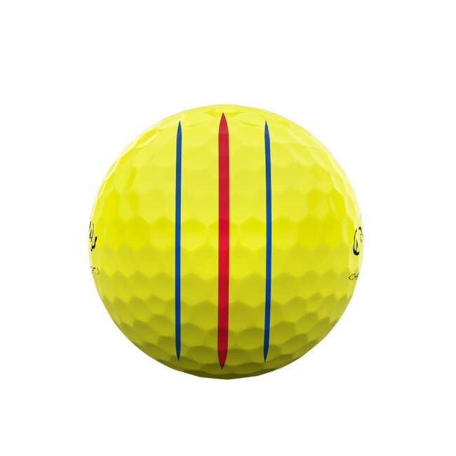 Callaway Chrome Soft Triple Track Golfbal Geel