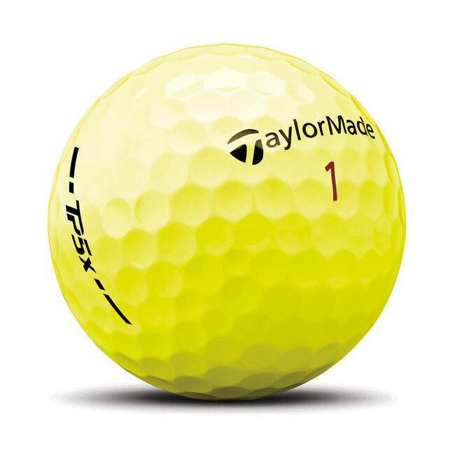 TaylorMade TP5x golfbal geel