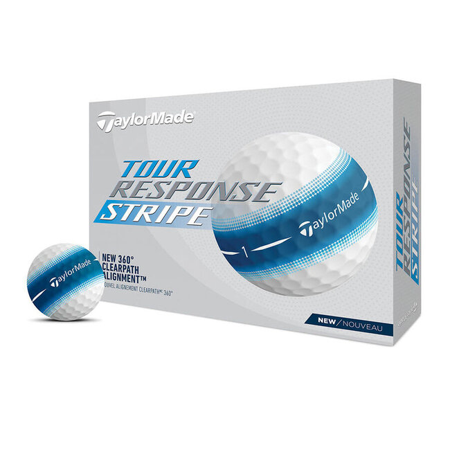 TaylorMade - Tour Response Stripe - Blauw - golfbal