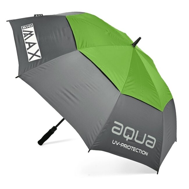 Big Max Aqua UV Golfparaplu Zwart Groen