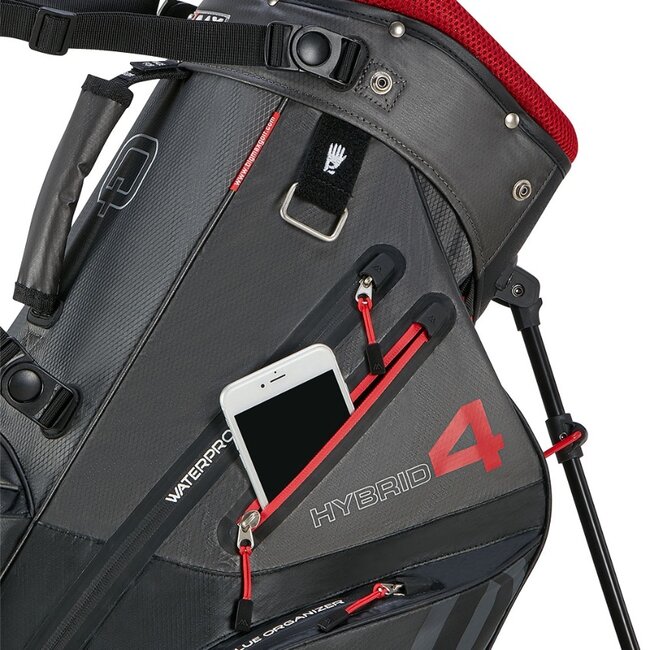 Big Max Aqua Hybrid 4 Stand Bag zwart charcoal