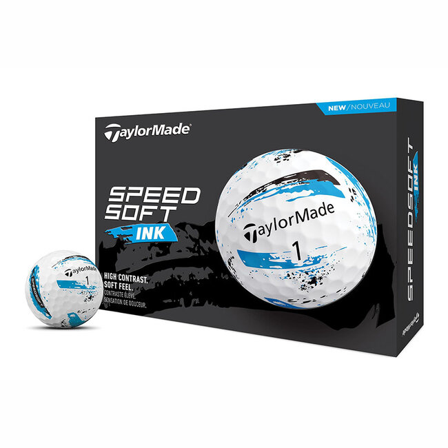 TaylorMade SpeedSoft ink blauw golfbal