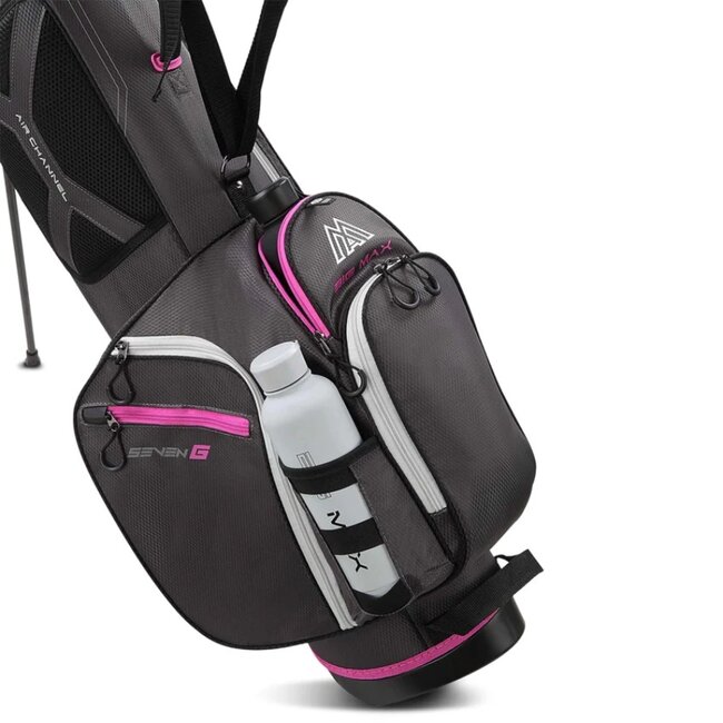 Big Max Heaven Seven G Stand Bag Charcoal Fuchsia