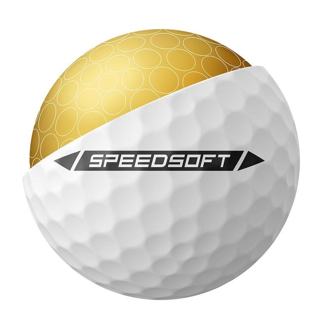 TaylorMade SpeedSoft golfbal Wit