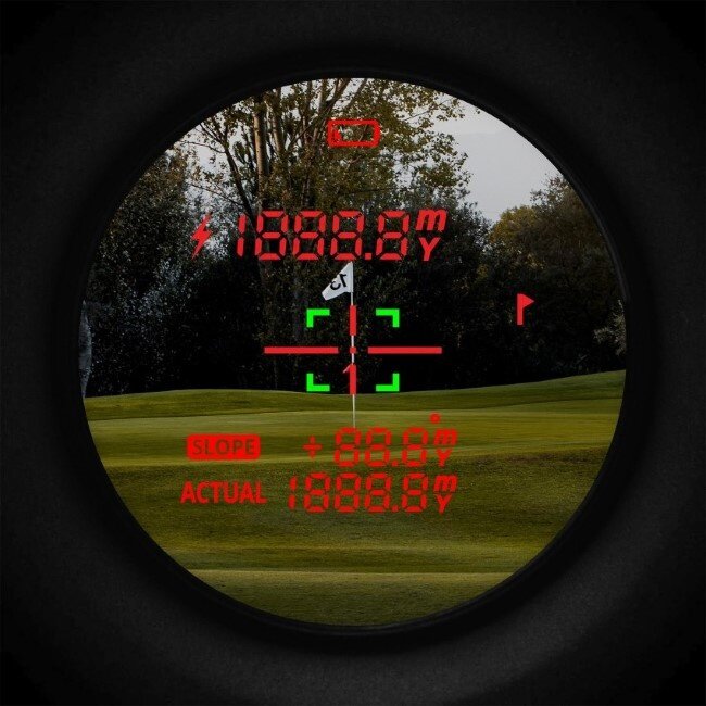 Golf Rangefinder Zoom Oled Pro zwart