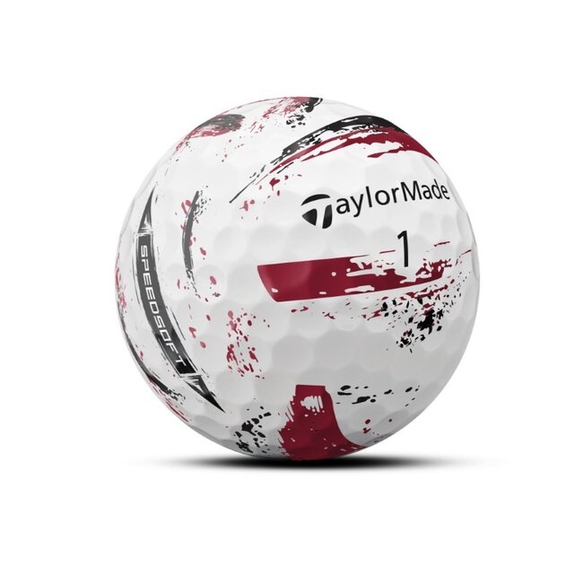 TaylorMade SpeedSoft ink rood golfbal