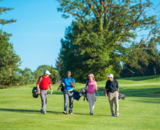 Golfen in de zomer