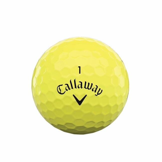 Callaway Supersoft Golfbal Geel