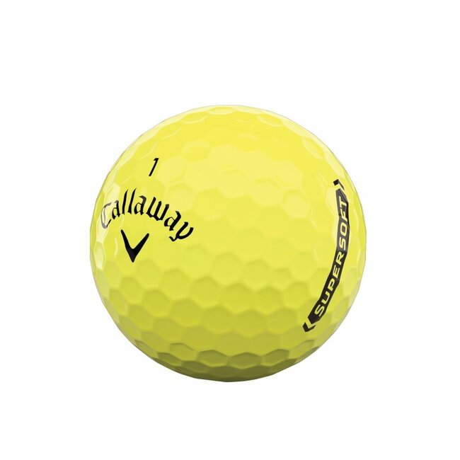 Callaway Supersoft Golfbal Geel