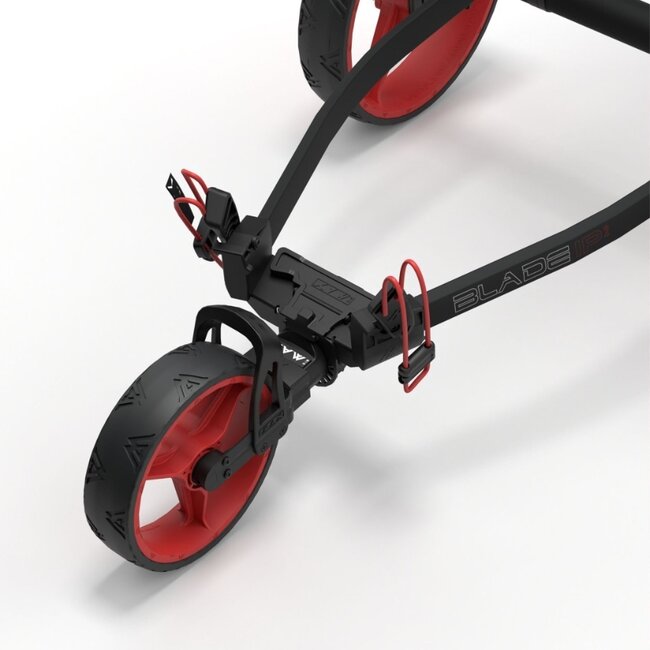 Big Max Blade IP 2 Golftrolley met 3 wielen rood zwart