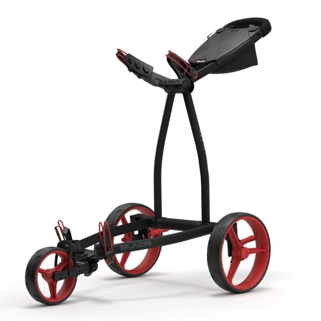Big Max Blade IP 2 Golftrolley met 3 wielen rood zwart