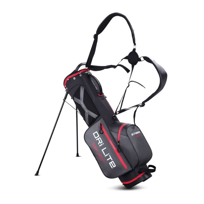 Big Max Dri Lite Seven G Standbag Black Red