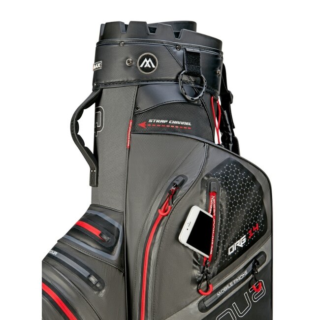 Big Max Aqua Silencio 4 Cart Bag Charcoal Black