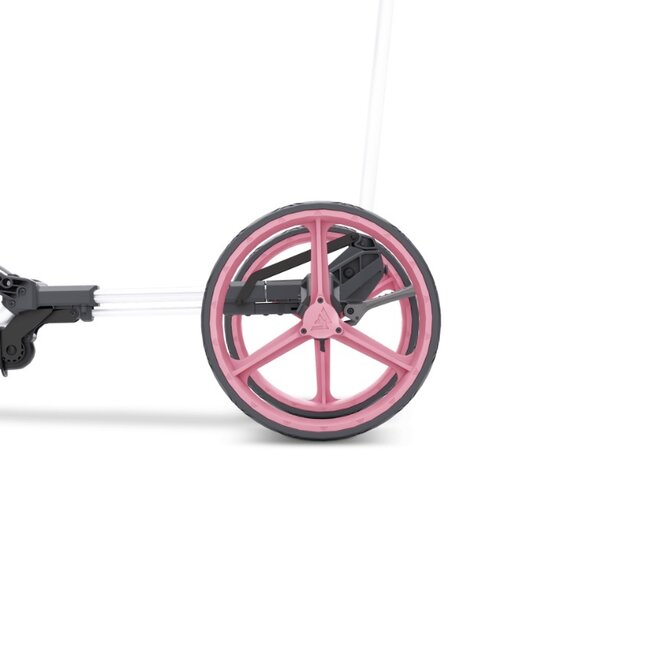 Big Max Blade Trio Golftrolley met 3 wielen wit roze