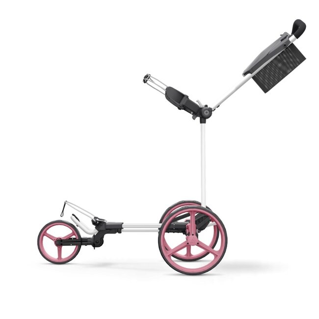 Big Max Blade Trio Golftrolley met 3 wielen wit roze