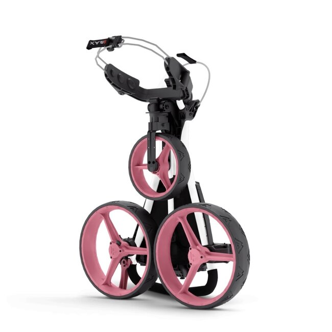 Big Max Blade Trio Golftrolley met 3 wielen wit roze