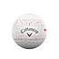 Black Friday Deal: Callaway Supersoft splatter 360 rood golfbal wit