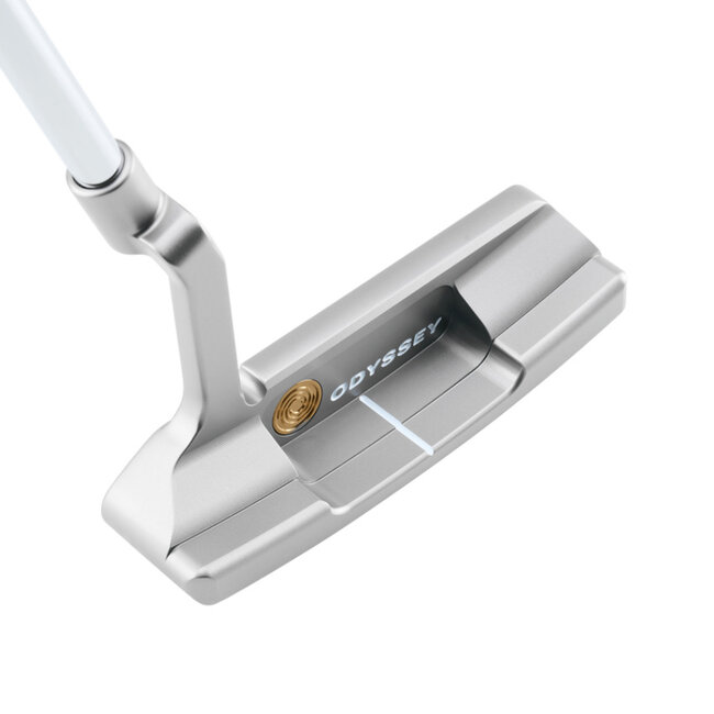 Odyssey Ai-ONE Silver Milled Two T Crank Hosel Putter rechtshandig