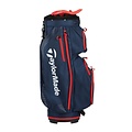 TaylorMade Pro Cart Bag Navy Rood