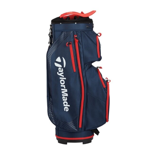 TaylorMade Pro Cart Bag Navy Rood