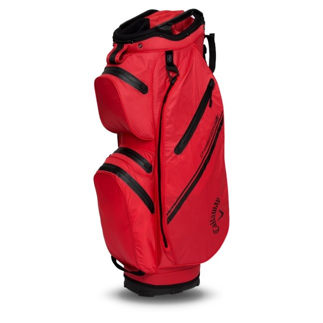 Callaway Chase 14 DRY Cart Bag Rood Zwart