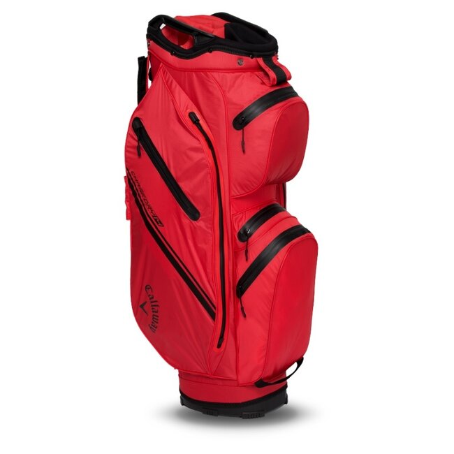 Callaway Chase 14 DRY Cart Bag Rood Zwart