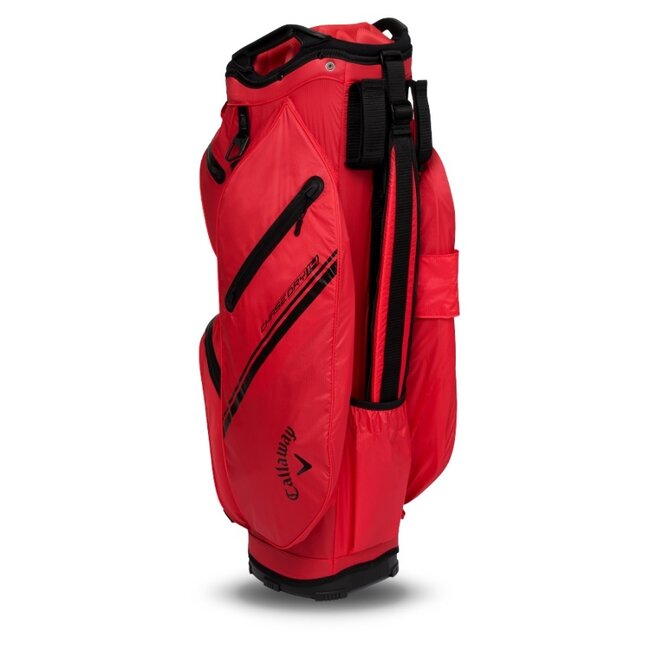 Callaway Chase 14 DRY Cart Bag Rood Zwart