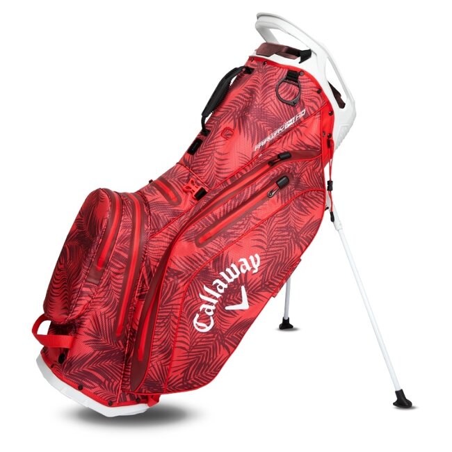 Callaway Fairway 14 HD Stand Bag Rood Palms Grijs