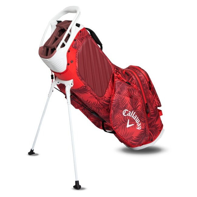 Callaway Fairway 14 HD Stand Bag Rood Palms Grijs