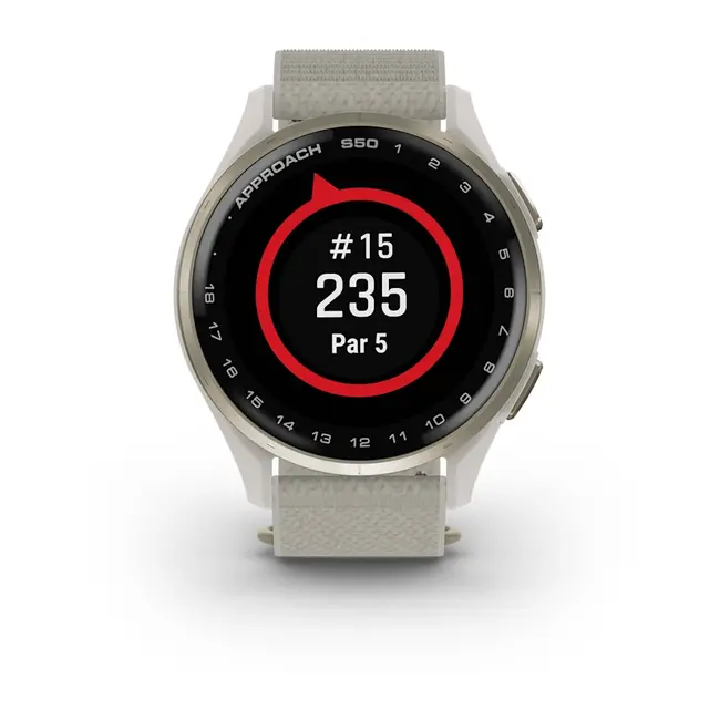 Garmin Approach S50 golfhorloge ivory