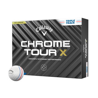 Callaway Chrome Tour X triple track witte golfbal