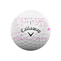 Callaway Supersoft Splatter 360 roze golfbal wit