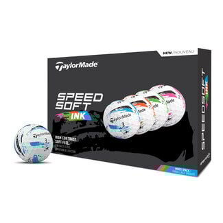 TaylorMade TaylorMade SpeedSoft ink multi golfbal