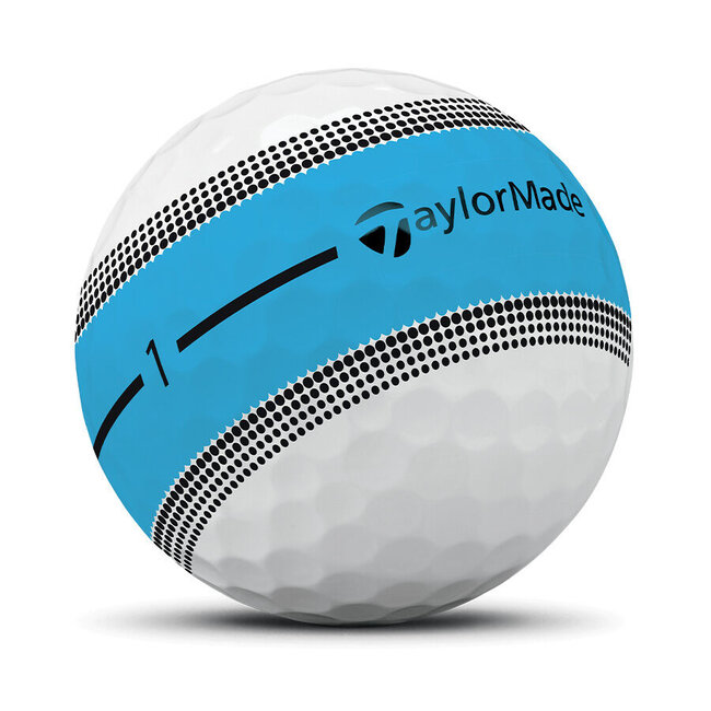 TaylorMade Tour Response Blauwe Stripe golfbal